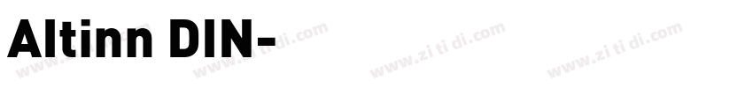 AItinn DIN字体转换